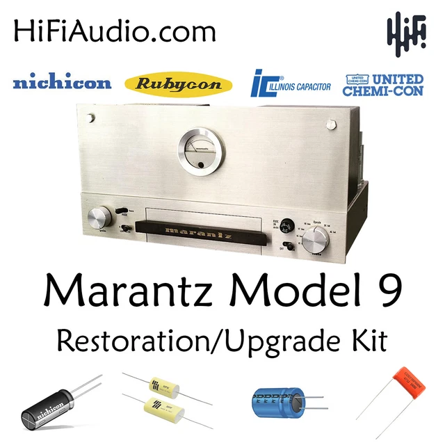MARANTZ MODEL 9 amplifier capacitor restoration recap repair service