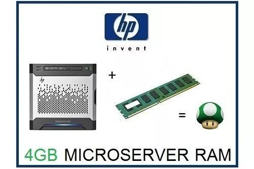 4GB -1x4GB DDR3 ECC Memory Ram Upgrade for HP / HPE ProLiant Gen8 Microserver