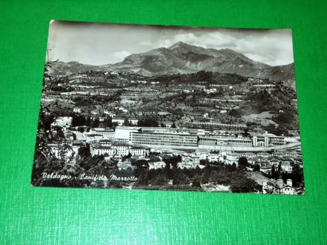 Cartolina Valdagno - Lanificio Mazzotto 1954
