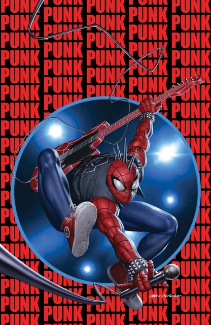 Amazing Spider-Man 33 Nm Yoon Nycc Virgin Foil Variant Spider-Punk