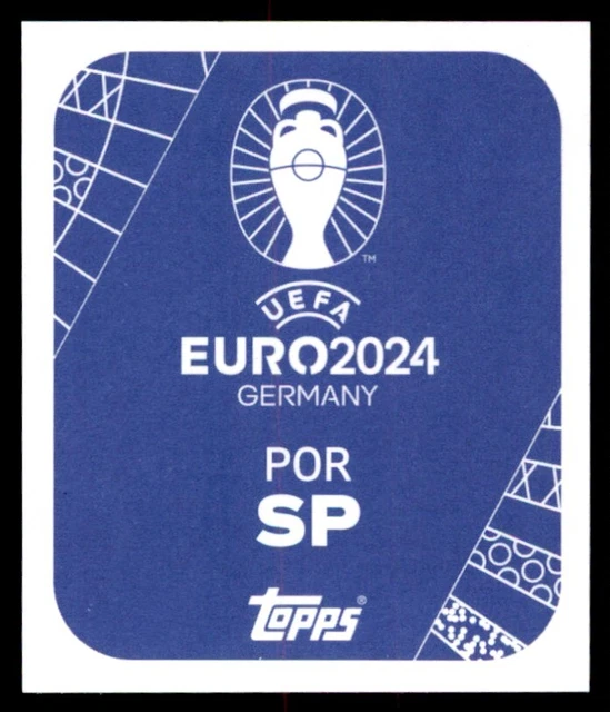 ADESIVO TOPPS EURO 2024 Firma oro Bernardo Silva Gruppo F n. PORSP