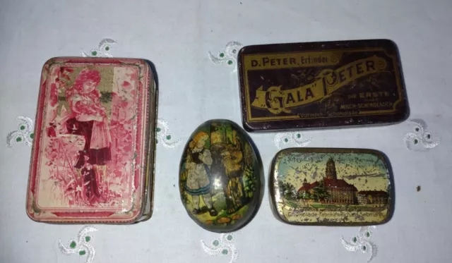 Automaten Blechdosen Schokolade, Vorkriegszeit