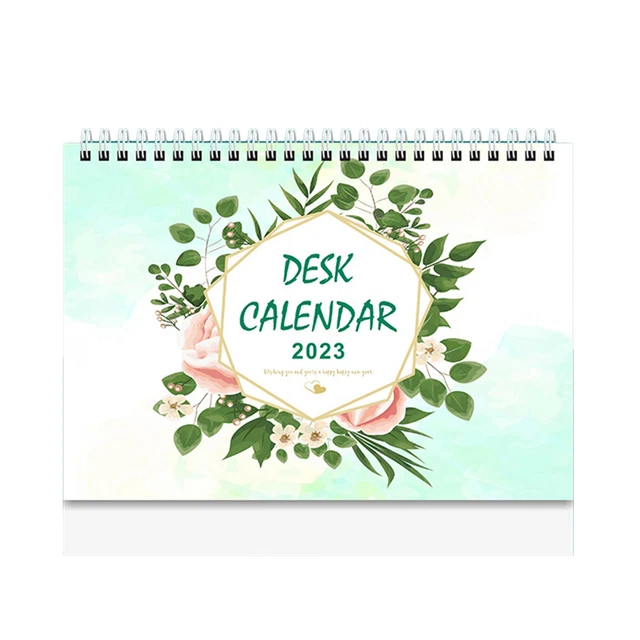 MINI CALENDAR FLEXIBLE Daily Schedule 2023 Standing Desk Calendar Eco ...