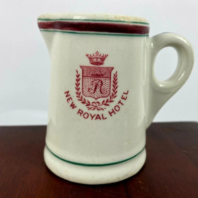 Maddock & Sons LTD England Vitrified China New Royal Hotel Creamer Vintage