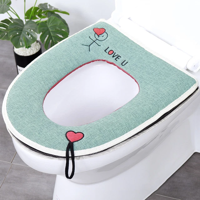 Toilettenunterlage Wasserdicht Leicht Zu Reinigen Wärmer Waschbar