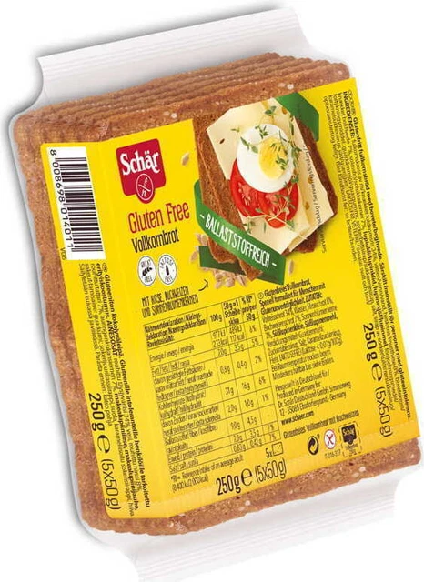 Vollkornbrot Solena- pain complet 250g- Schar sans gluten