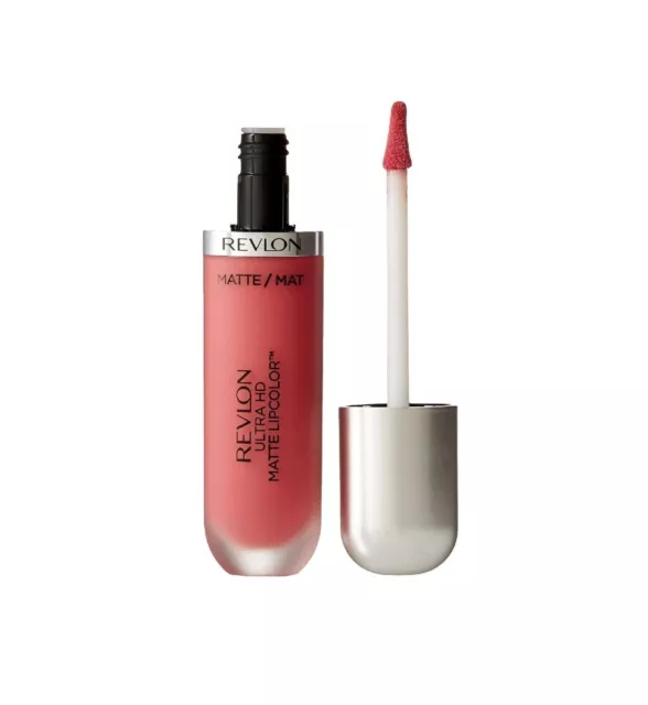 Revlon Ultra HD Matte Lip Color Liquid Lipstick #600 Devotion in Pink - 0.2 oz