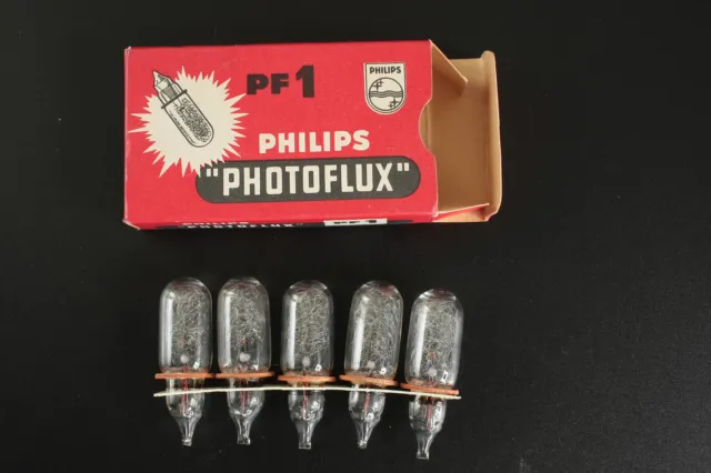 Philips Photoflux PF1 5x  Blitzlampe X-Kontakt