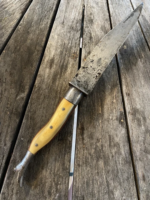Lot De 3 Couteaux De Plongée Anciens - Dont Beuchat - À Identifier - Occasion