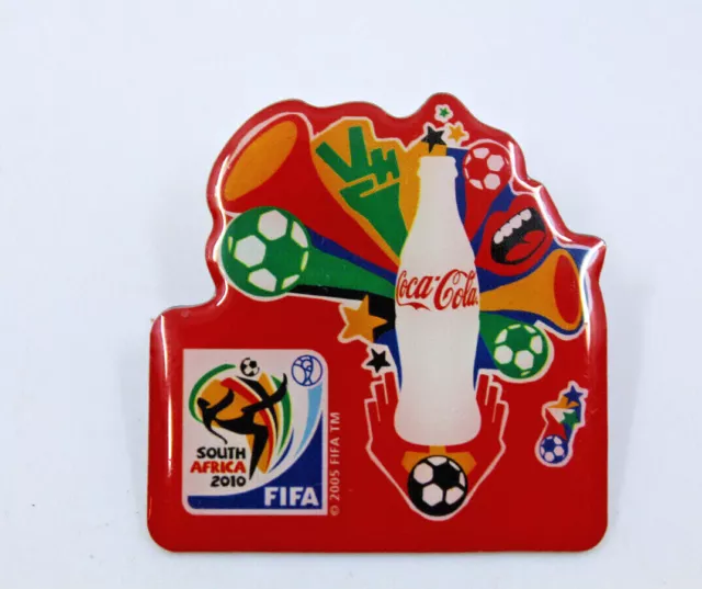 FIFA World Cup 2010 South Africa Coca Cola Soccer Logo Collectible Pin AS-IS