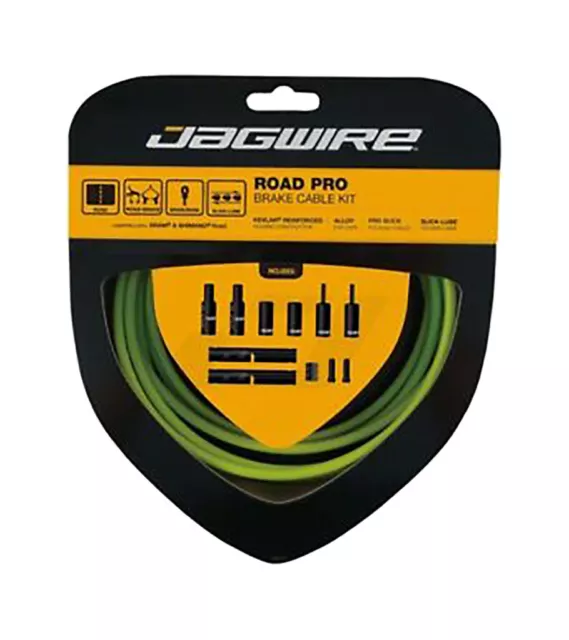 JAGWIRE Kit cable freno carretera reforzado ARAMIDA organico PRO (SRAM/SHIMANO)