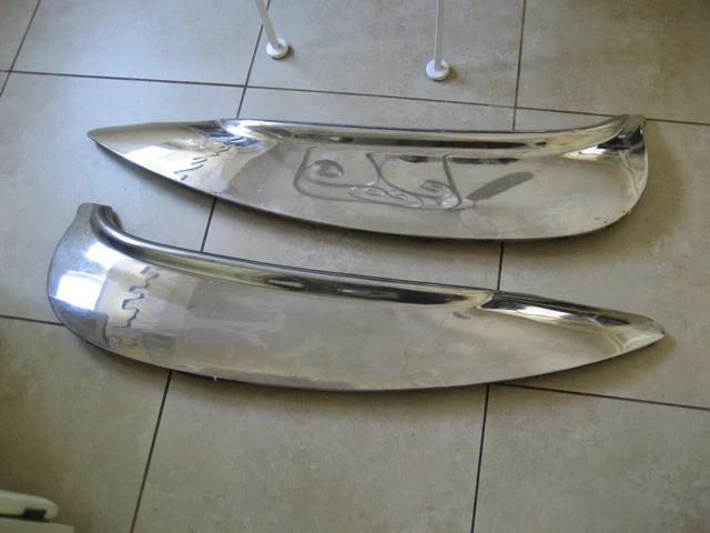 lot of two 1960 Ford Edsel CHROME SIDE SKIRTS