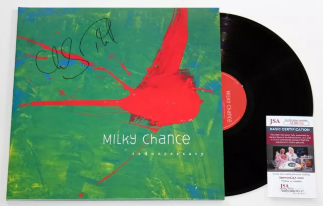 Milky Chance Signed Sadnecessary Vinyl Record Debut Album Autographed +Jsa Coa