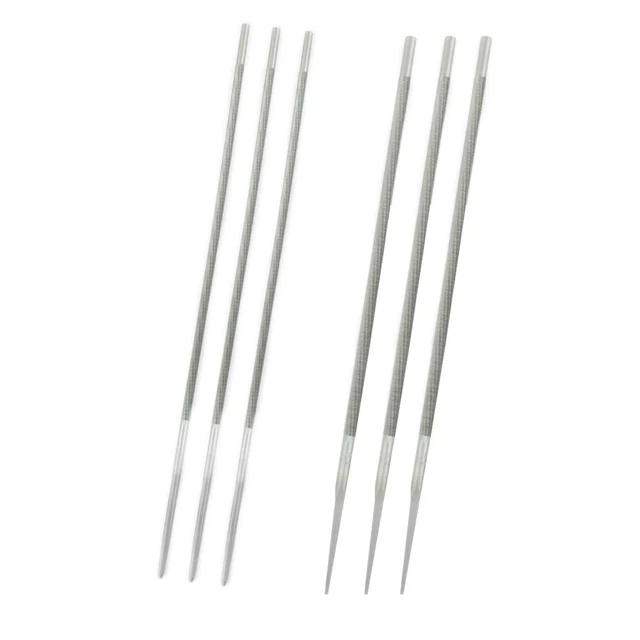 Lot De 3 Limes D'affûtage Pour Tronçonneuse - Diamètre 3,5 Mm - Compatible Avec Chaînes Oregon - Transport Facile - 4