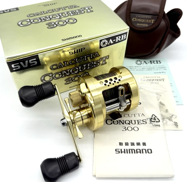 SHIMANO 01 CALCUTTA CONQUEST 300 Right Bait Casting Reel