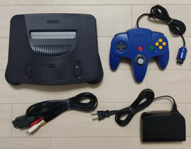 Nintendo 64 N64 Console Set Lot Bundle - Fully Working - Japan Import