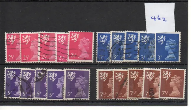 GB - Scotland - Regional Issues - (462) - first four values  - five sets - used