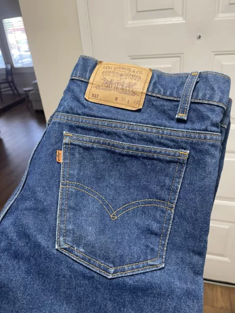 Vintage Orange Tab Levi’s Jeans Size 36 80’s 90’s