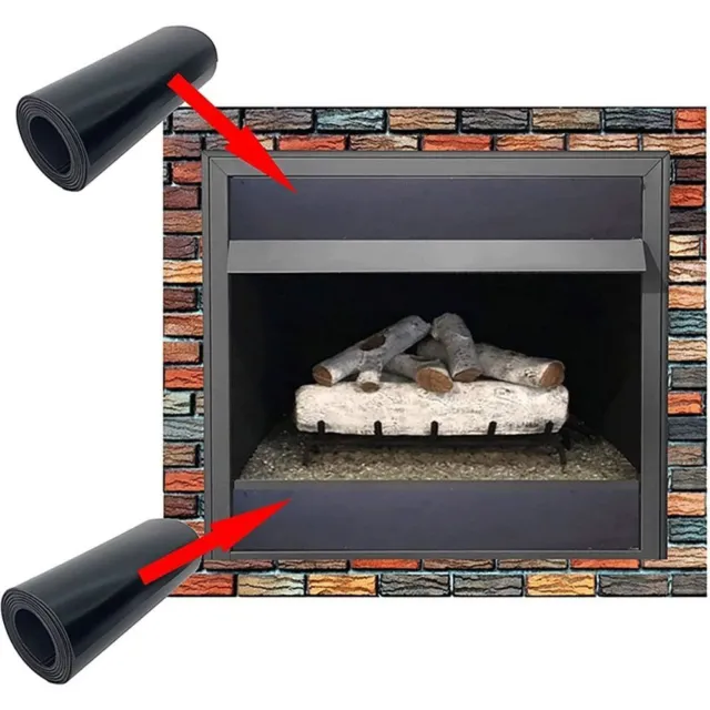 4pcs 36 x 4 Magnetic Fireplace Draft Stopper Cover Indoor Chimney Vent  Blocker