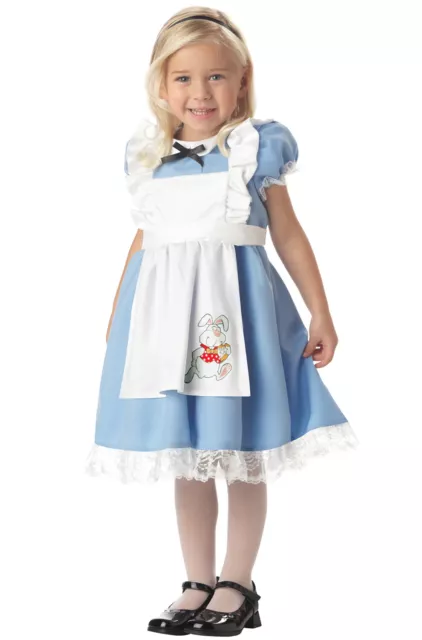 Brand New Little Alice in Wonderland Girls Toddler Costume