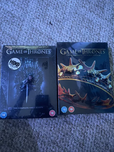 Game of Thrones: The Complete FIRST & SECOND Season (DVD, 2012, 5-Disc Set)