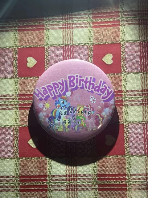 My Little Pony Birthday badge