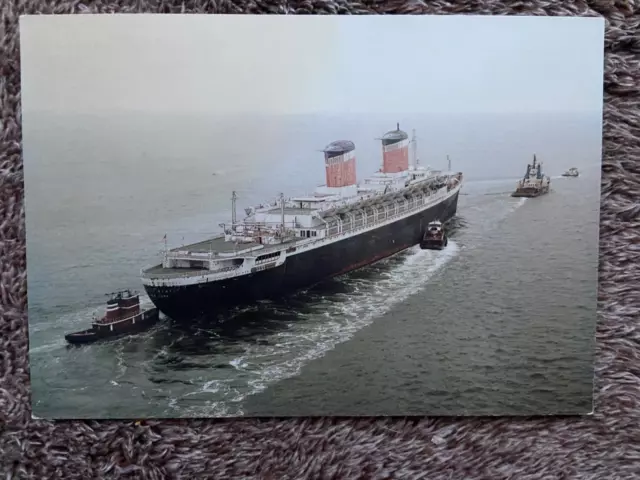 United States Lines - ss United States - Post Card - 1992