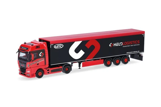HERPA, MAN TGS L 4x2 Avec Remorque 3 Essieux FELBERMAYR, échelle 1/87