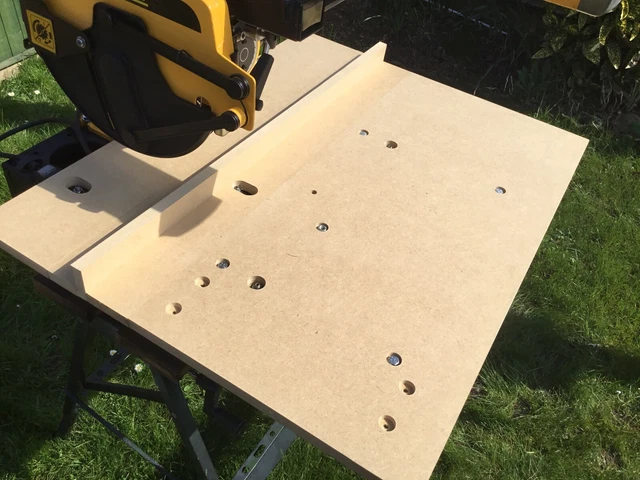 DEWALT RADIAL ARM SAW DW 720 TYPE 3 NEW REPLACEMENT TABLE TOPS 18mm ...