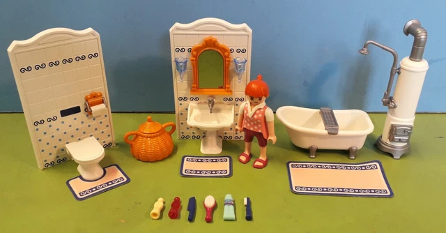 PLAYMOBIL SALLE DE Bain DollHouse 5307 EUR 13,80 - FR