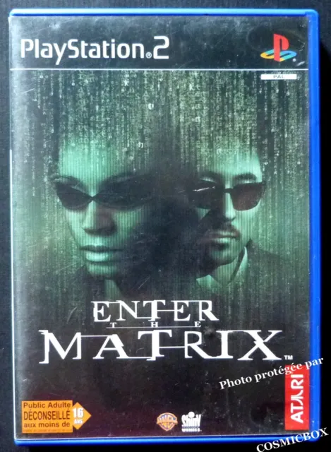 ENTER the MATRIX jeu video pour console SONY PlayStation 2 PS2 complet testé