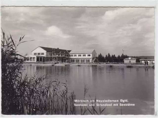 39022320 -  Moerbisch am Neusiedlersee, Seehotel und Strandbad, ungelaufen gut