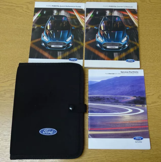 GENUINE FORD FIESTA Mk7 HANDBOOK OWNERS MANUAL AUDIO NAVI SYNC PACK 2013-2016 SB