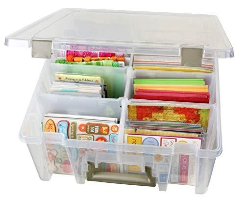 ArtBin 6990AB Súper Cartera Doble Profundo Portátil Arte y Artesanía Organizador con H...