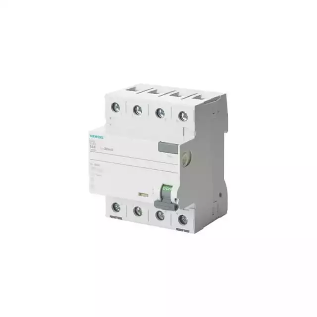 Interruttore Differenziale Puro 4 Poli 63A 300mA 400V Tipo A Siemens 5SV36466