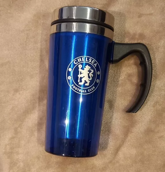 Chelsea FC Handled Travel Mug - Brand New Official Merchandise