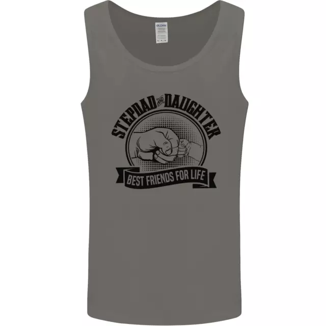 Stepdad & Daughter Best Fathers Day Mens Vest Tank Top