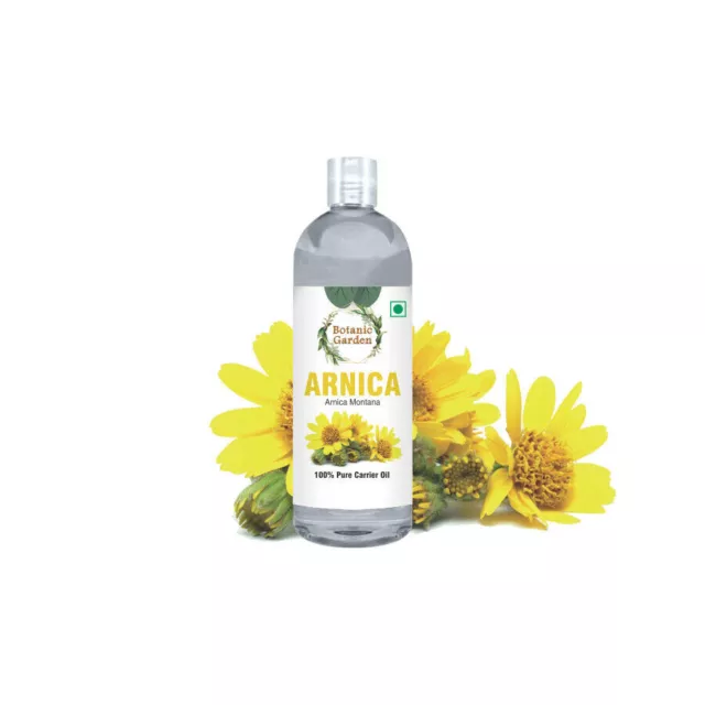 Aceite de árnica del jardín botánico o aceite de masaje 100% prensado en...