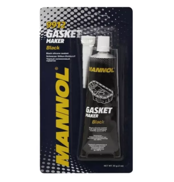 Mannol 9912 schwarzer Silikon Dichtstoff Dichtmasse Gasket Maker Black 85g