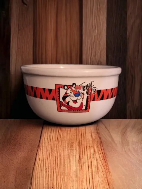 Kelloggs Houston Harvest Frosted Flakes Tony the Tiger Vintage Cereal Bowl 2005