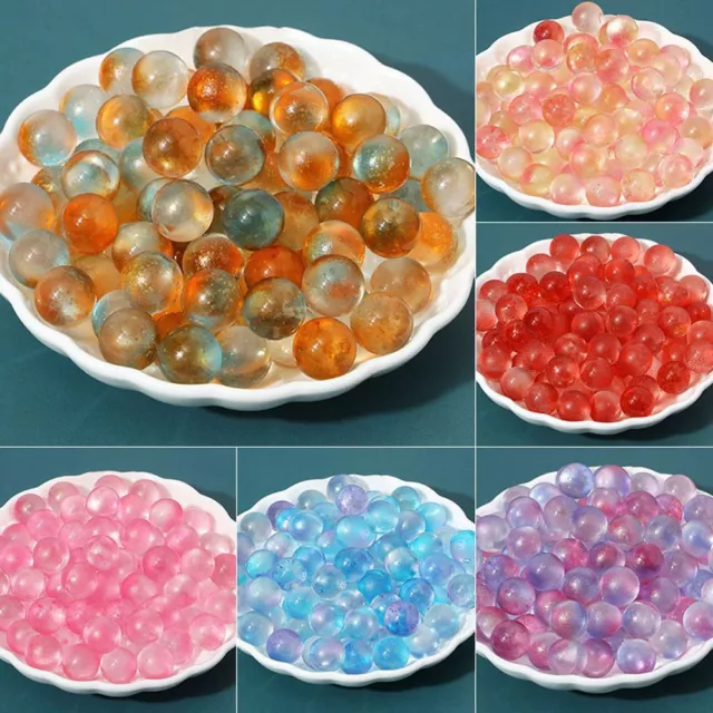 Pinball Machine Glass Marbles Luminous Glass Ball DIY Handmade Materials.