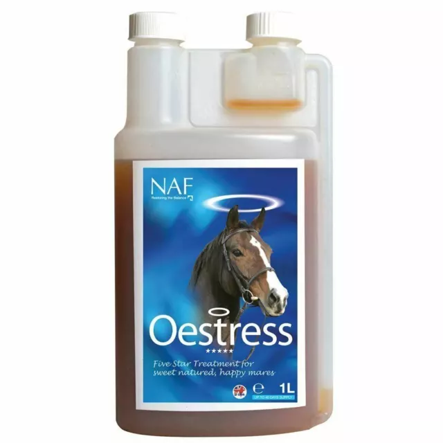 Naf Oestress Liquid Calming Horse Supplements 1 Litre Bottle