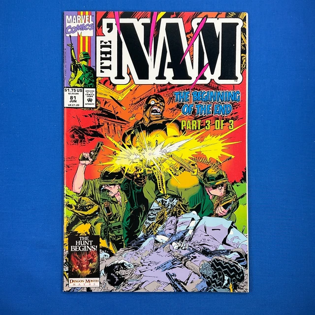 NAM #81 "Beginning of the End Part 3" Marvel Comics 1993 Vietnam War Comic Book