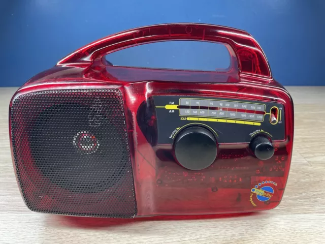 BayGen Freeplay Hand Crank Wind-Up Self Powered Solar AM/FM Portable Radio Red BayGen Freeplay Hand Crank Wind-Up Self Powered Solar AM/FM Portable Radio Red