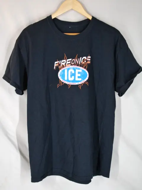 Fire on Ice Evolution t shirt medium dirt bike black
