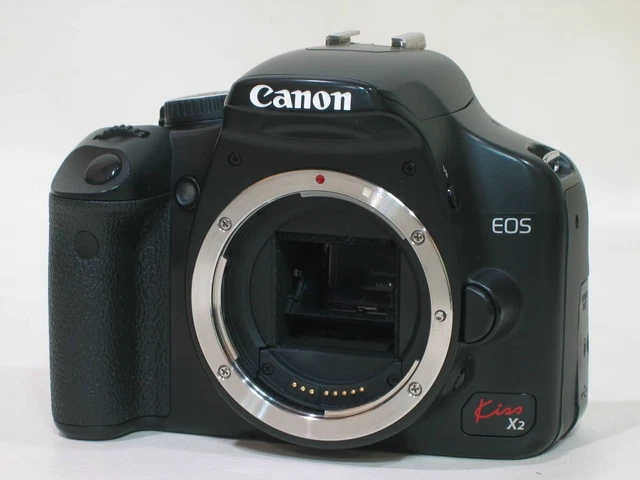 CANON EOS KISS Digital X Black APS-C DSLR Camera Used