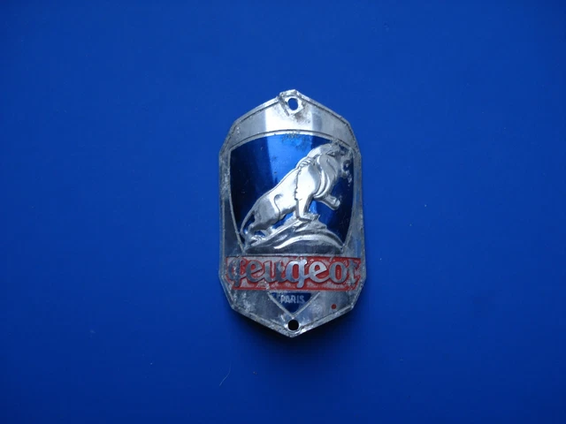 PLAQUE ÉMAILLÉE PEUGEOT l'outil de qualité année 60-70 EUR 70,00 - FR
