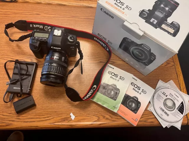 Canon EOS 5D Mark II 21.1 MP Digital SLR Camera and EF 28-135mm lens - FREE SHIP