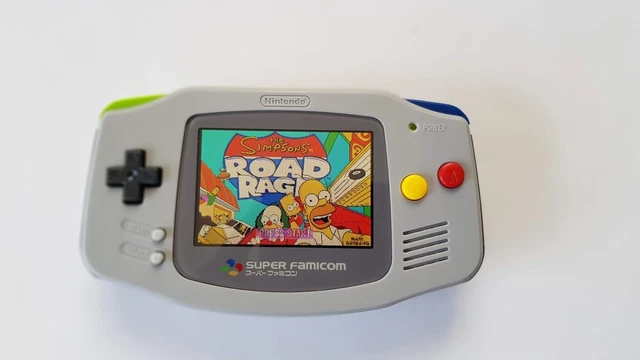 Gameboy Advance GBA Super Famicom Rétro-éclairage IPS V2 Rechargeables Console