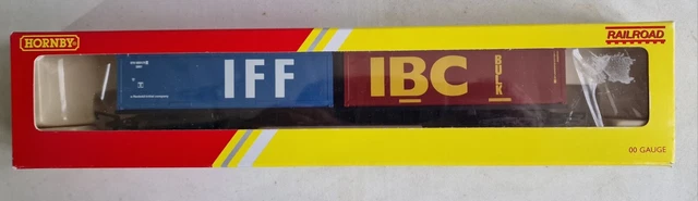 HORNBY R6425 RAILROAD IBC/IFF Container Wagon -NEW £19.99 - PicClick UK